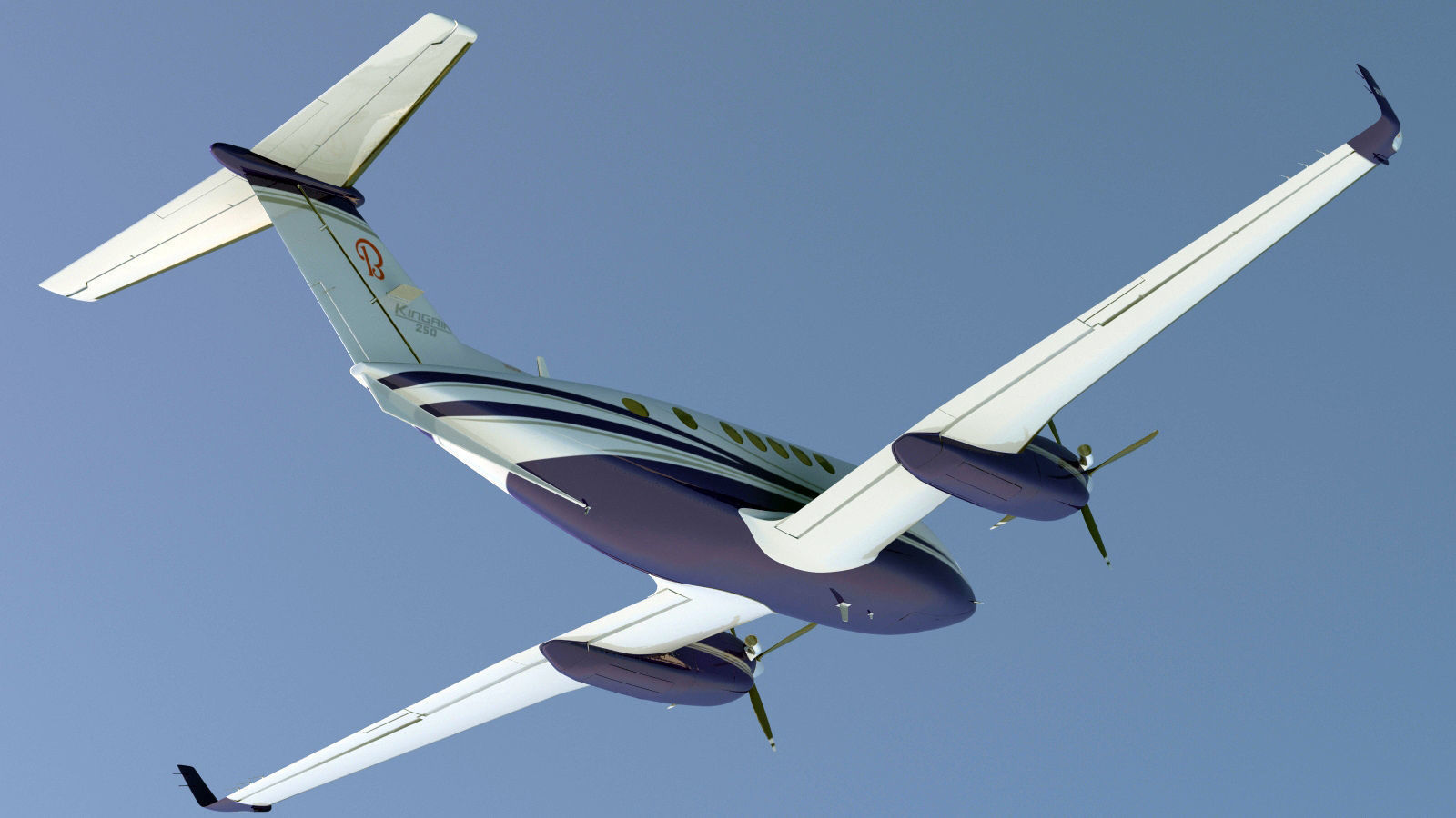 Beechcraft King Air 250 3D model_16