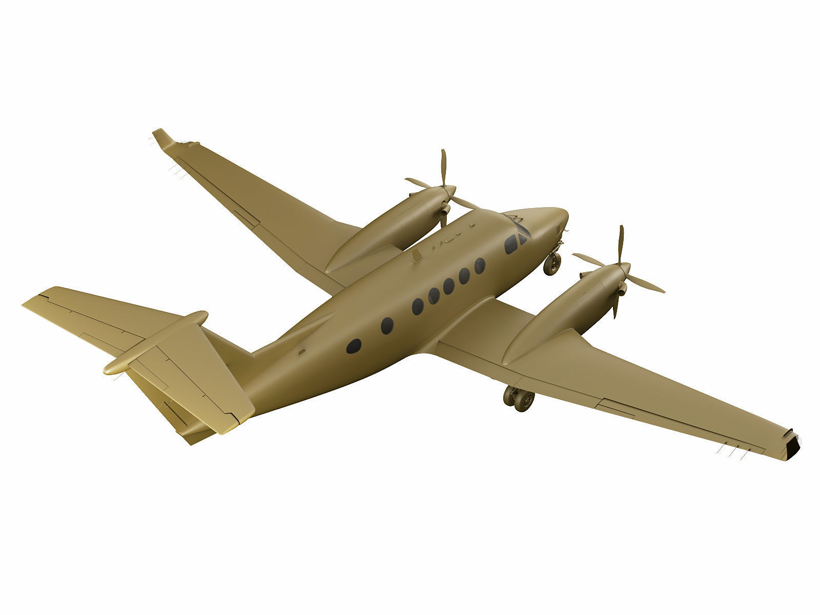 Beechcraft King Air 250 3D model_20