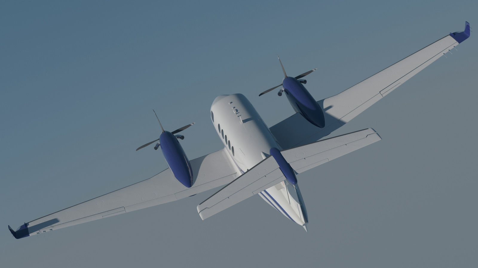 Beechcraft King Air 250 3D model_14