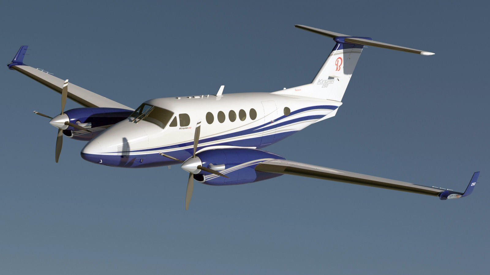 Beechcraft King Air 250 3D model_12