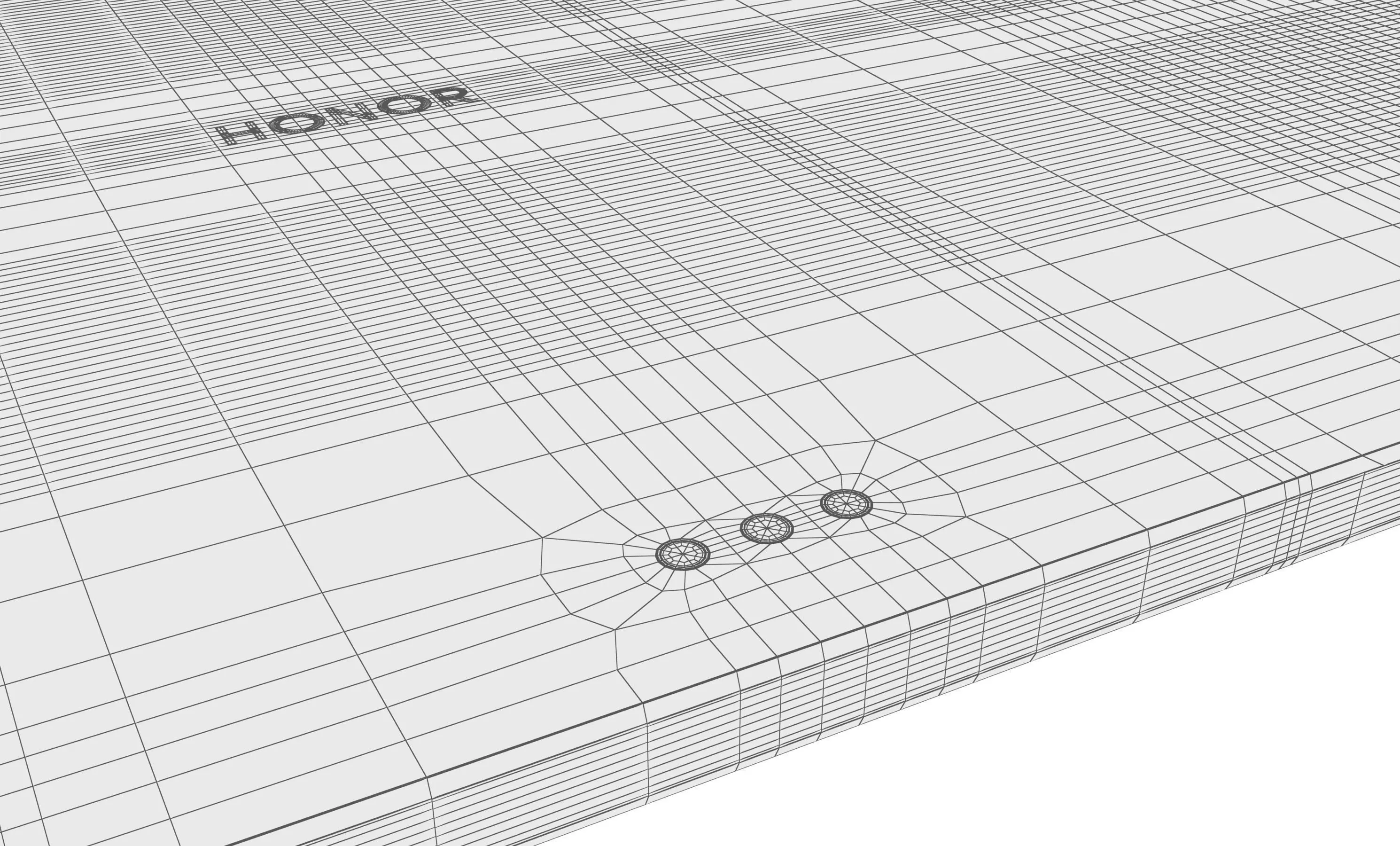 Honor MagicPad 13 Black High Poly 3D model_23