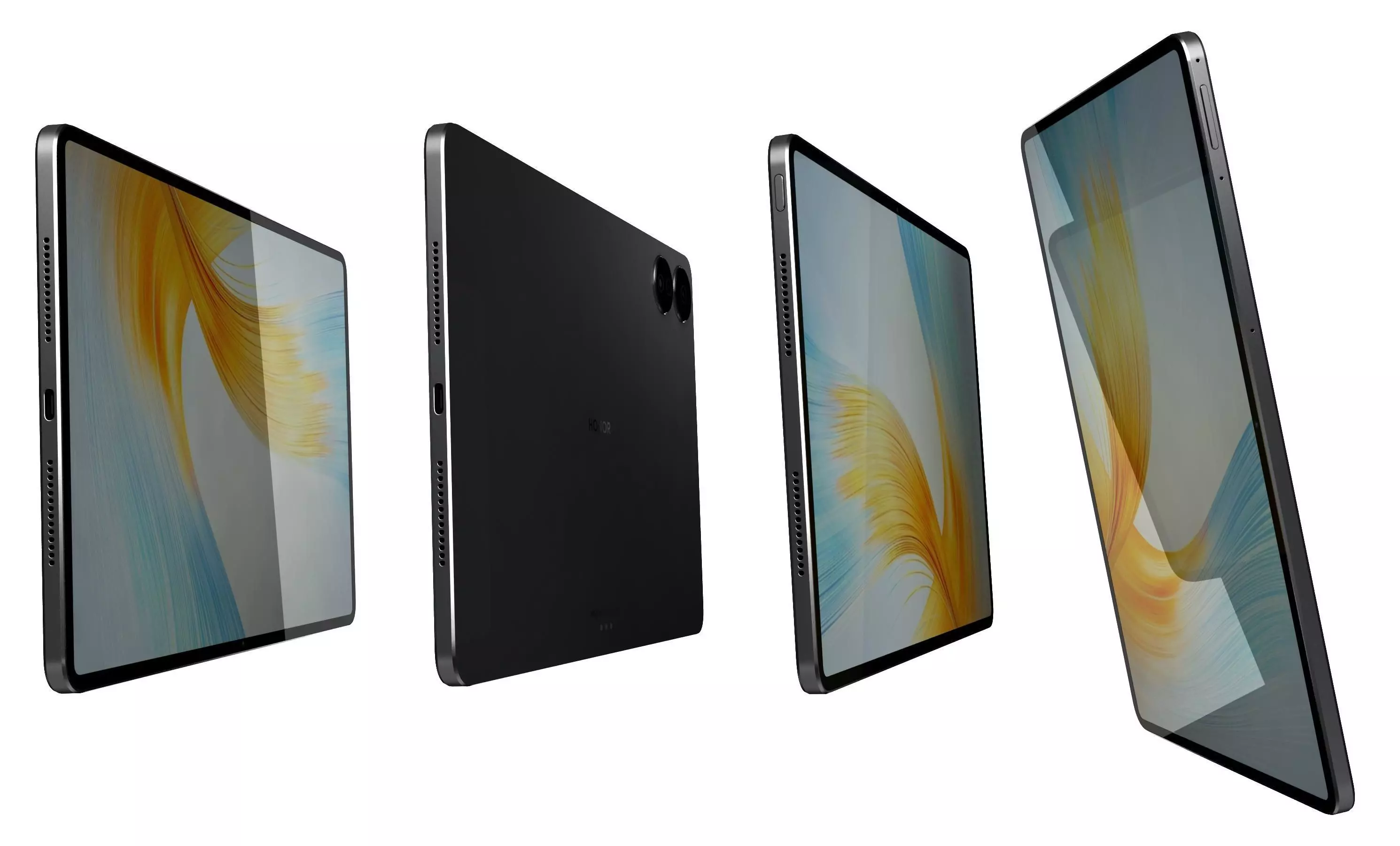 Honor MagicPad 13 Black High Poly 3D model_4