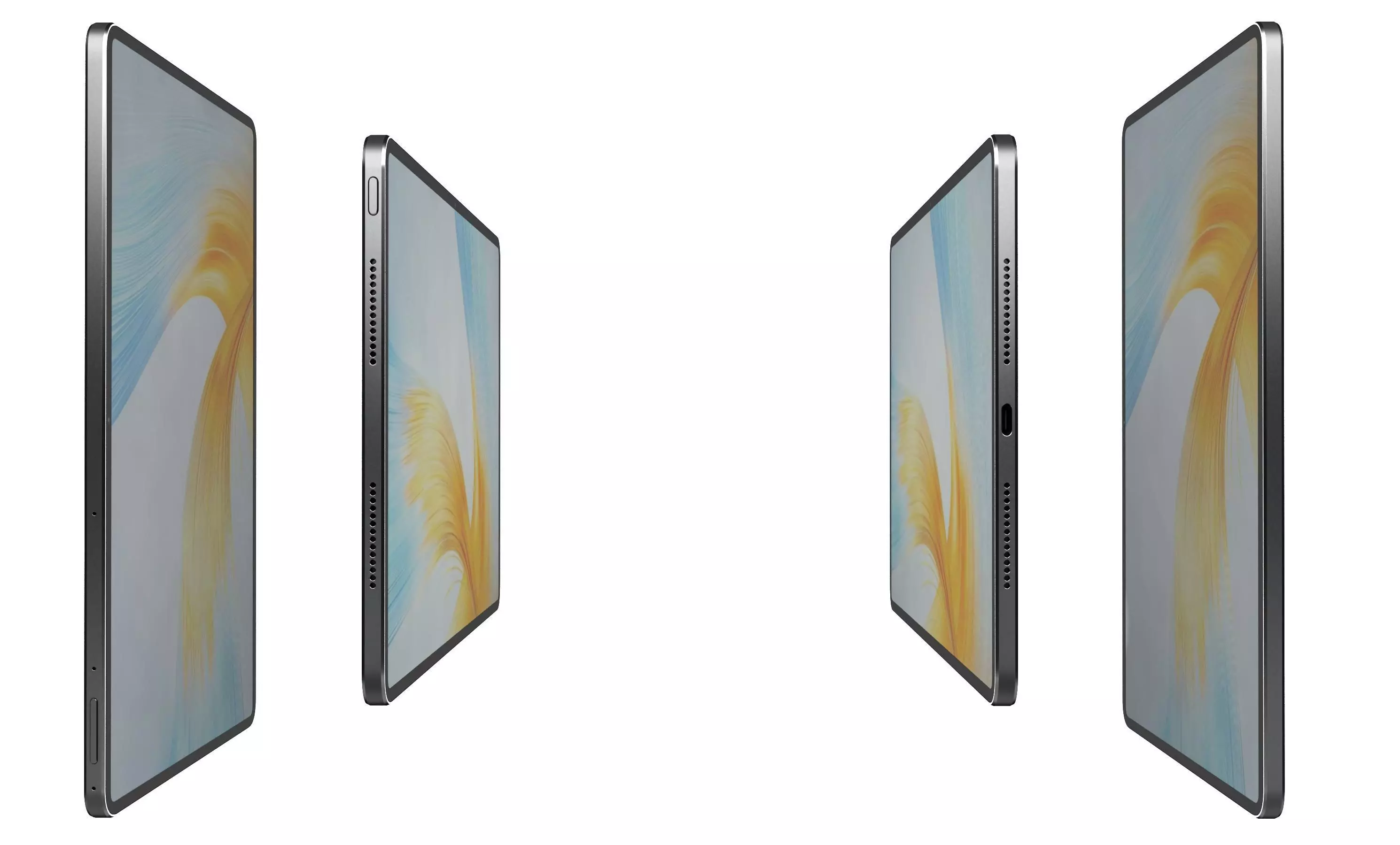 Honor MagicPad 13 Black High Poly 3D model_2