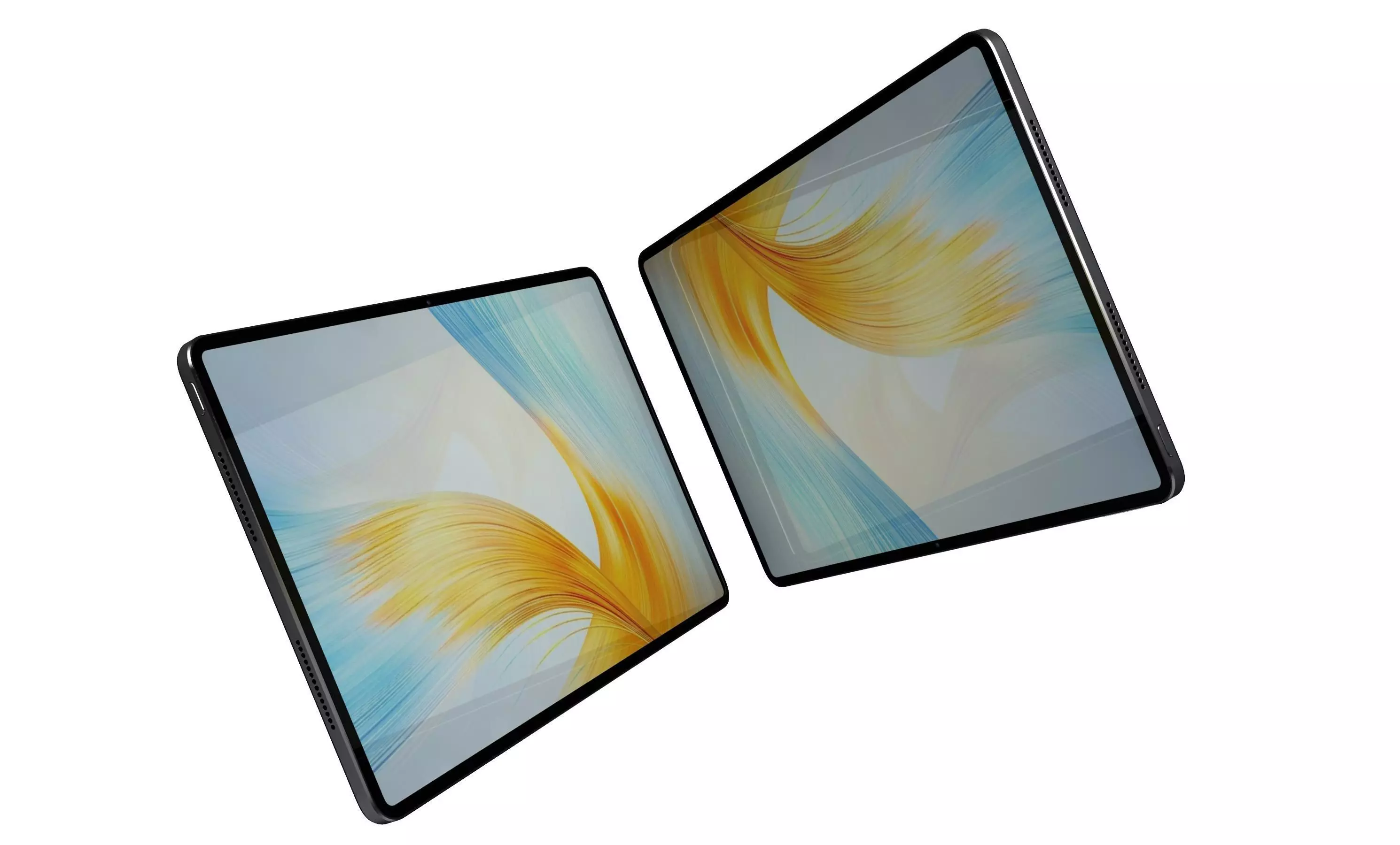 Honor MagicPad 13 Black High Poly 3D model_6