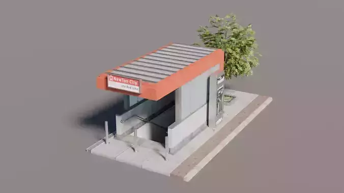 City Street Assets - Transport Station Entrance