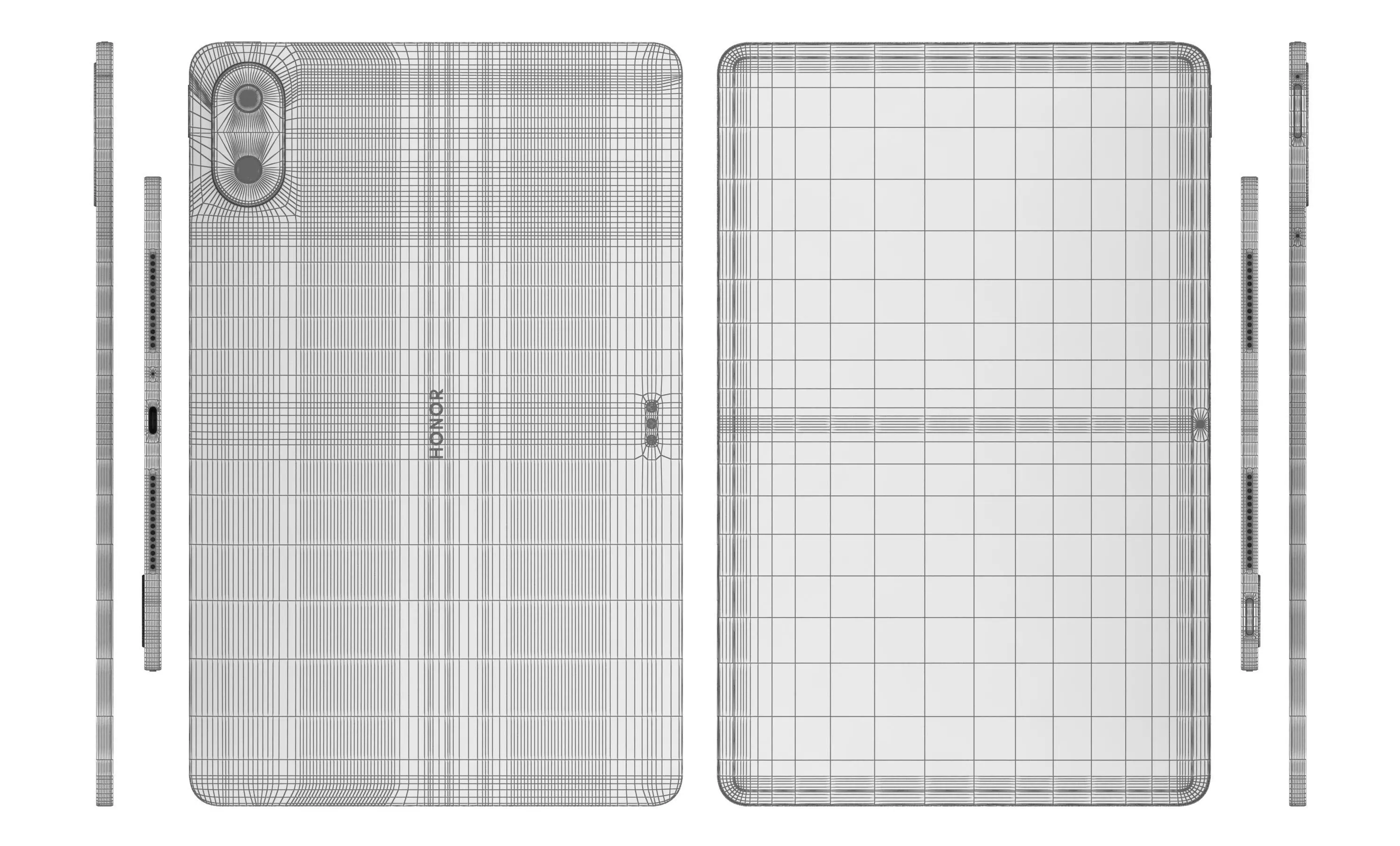 Honor Pad 9 Pro Star Gray High Poly  3D model_13