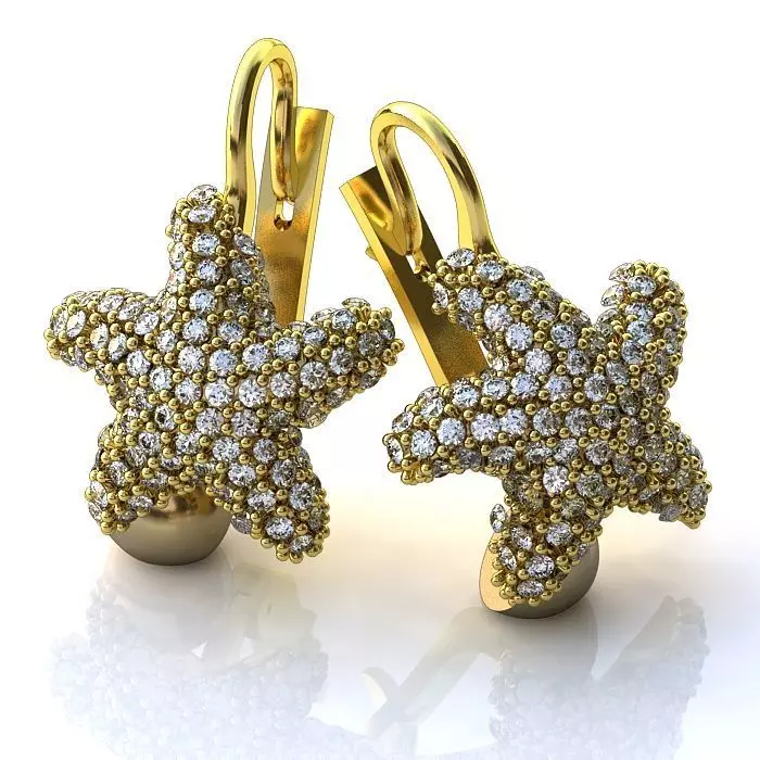 121-Piece Earring and Cufflink bundle 3D print model_46