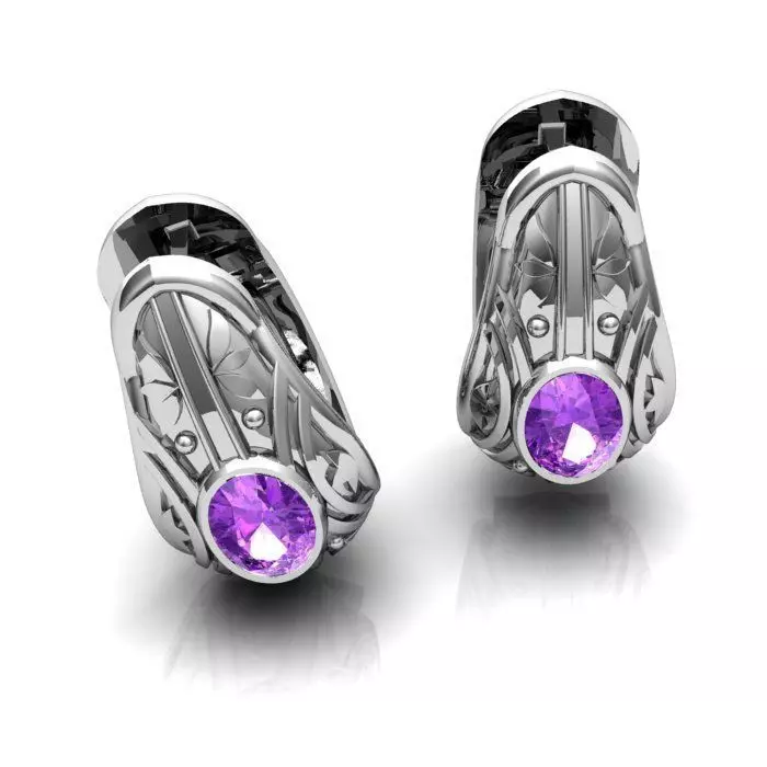 121-Piece Earring and Cufflink bundle 3D print model_118