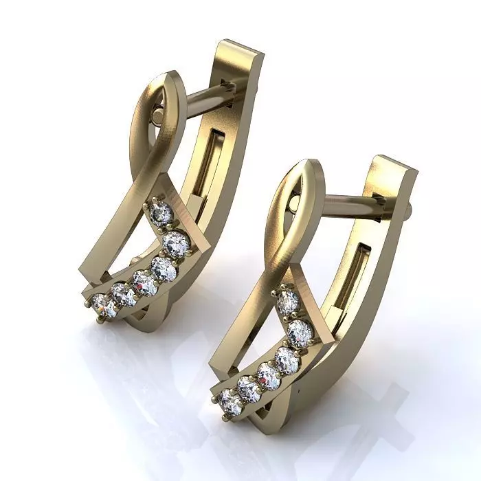 121-Piece Earring and Cufflink bundle 3D print model_68
