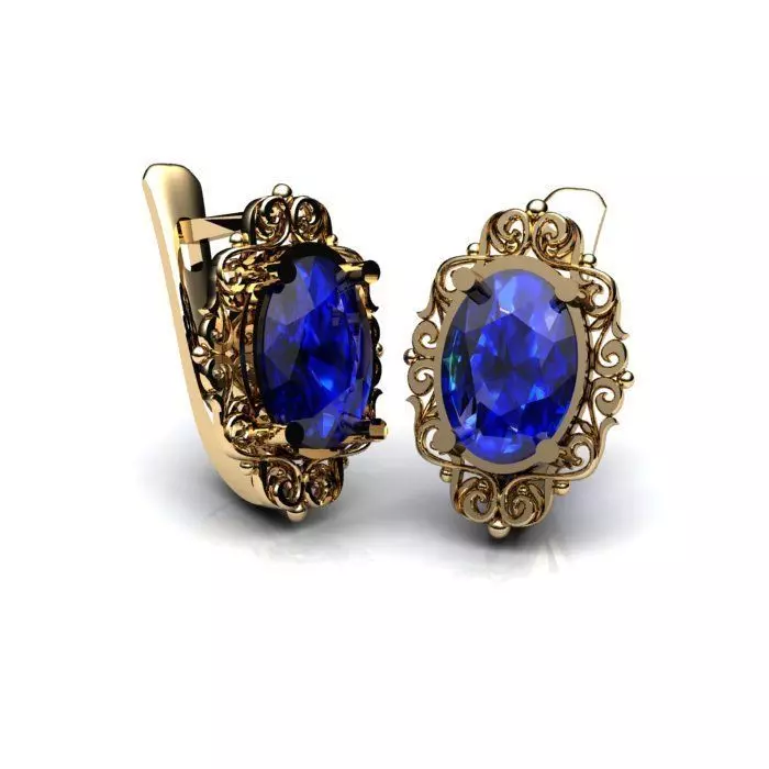 121-Piece Earring and Cufflink bundle 3D print model_104