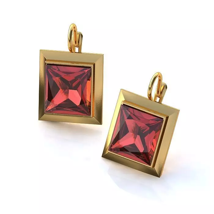 121-Piece Earring and Cufflink bundle 3D print model_94