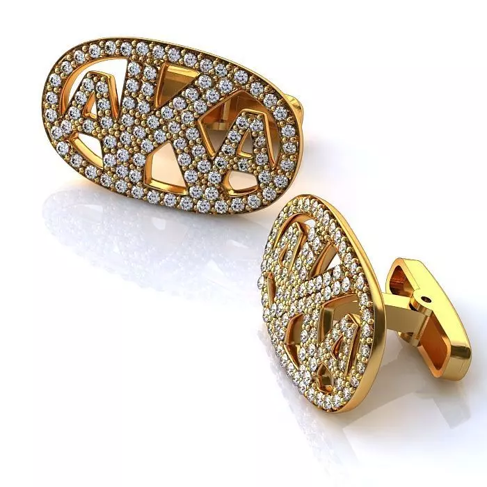 121-Piece Earring and Cufflink bundle 3D print model_1