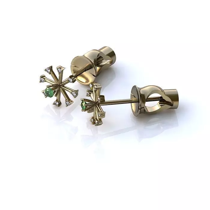 121-Piece Earring and Cufflink bundle 3D print model_53