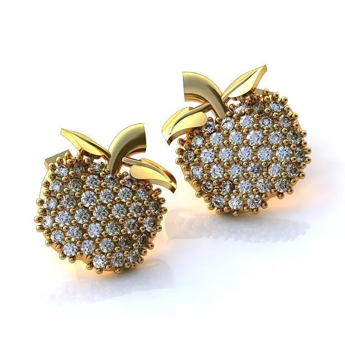 121-Piece Earring and Cufflink bundle 3D print model_26