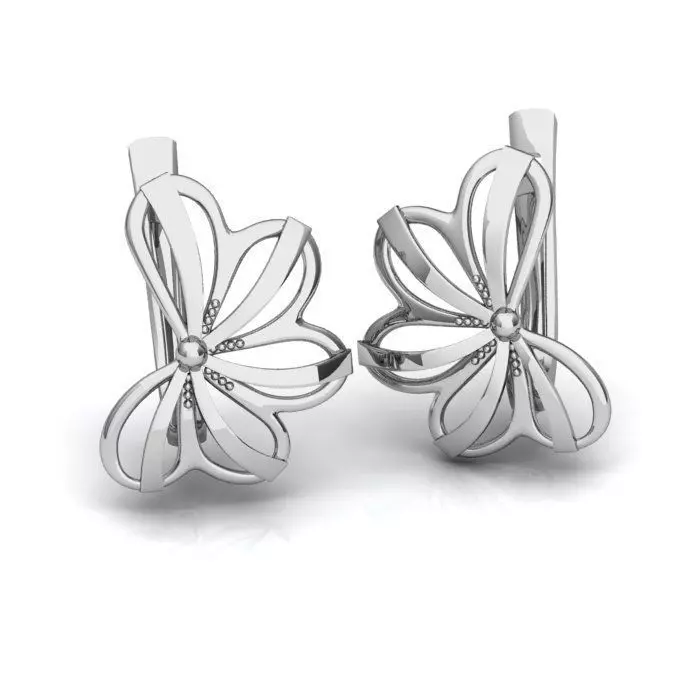 121-Piece Earring and Cufflink bundle 3D print model_111