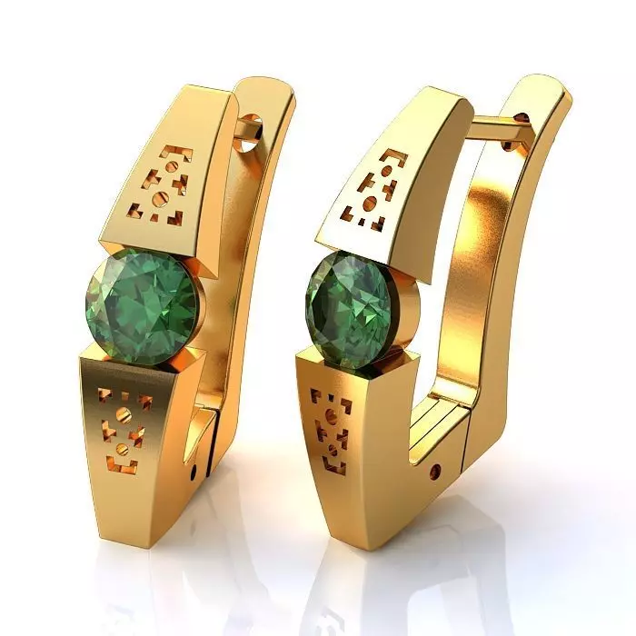 121-Piece Earring and Cufflink bundle 3D print model_84