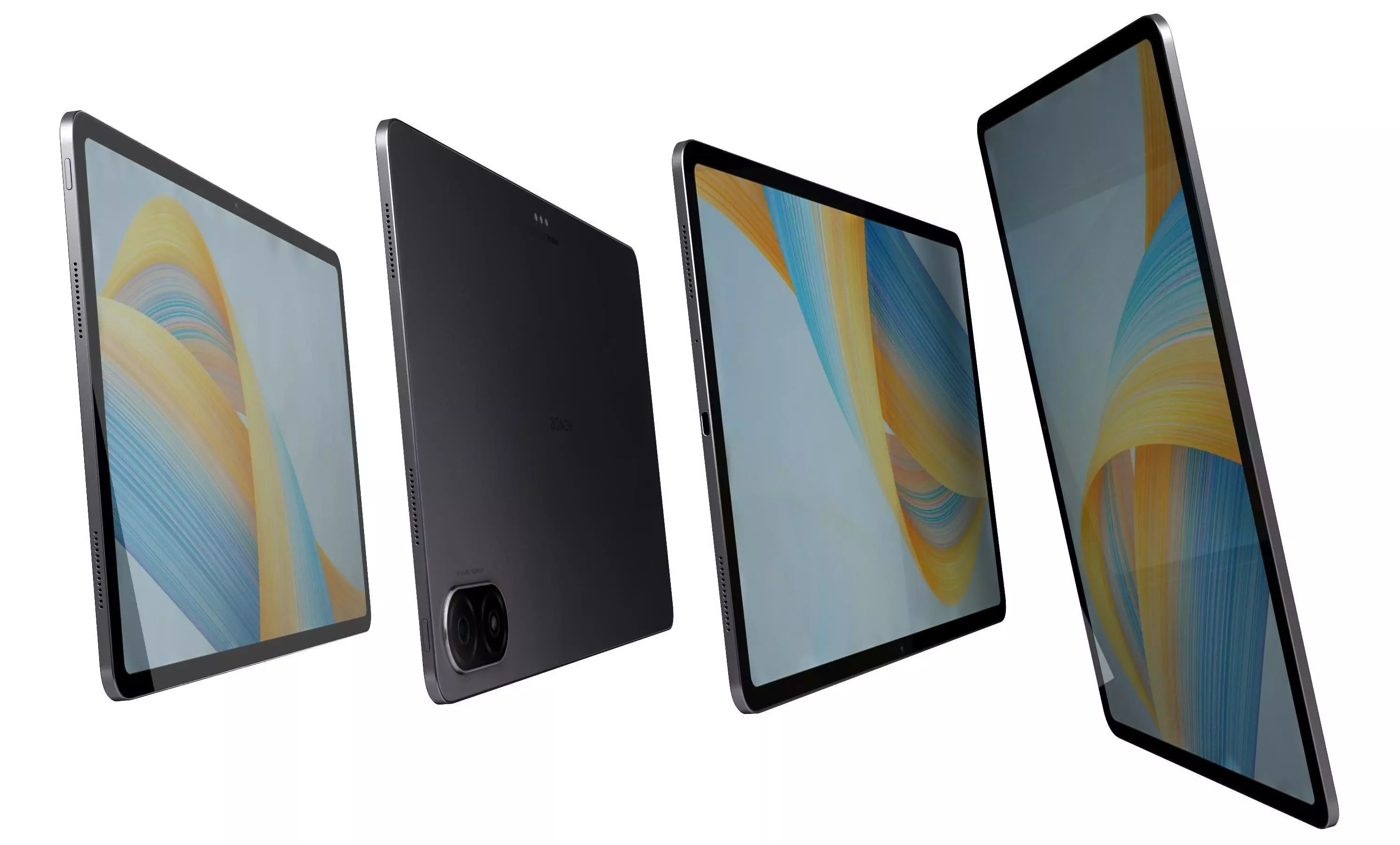 Honor Pad V8 Black High Poly 3D model_6