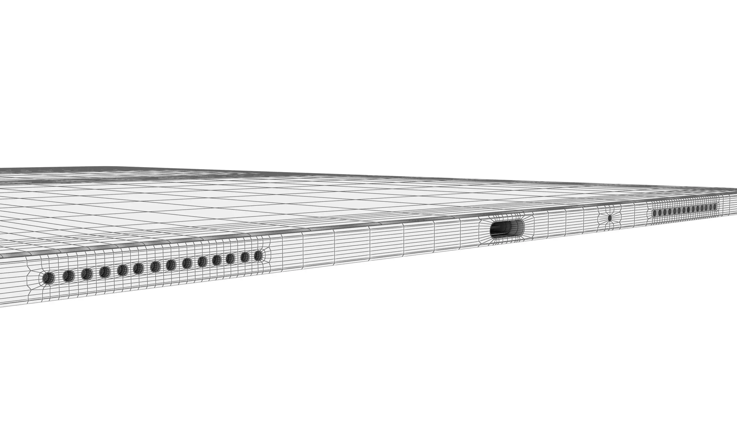 Honor Pad V8 Black High Poly 3D model_23