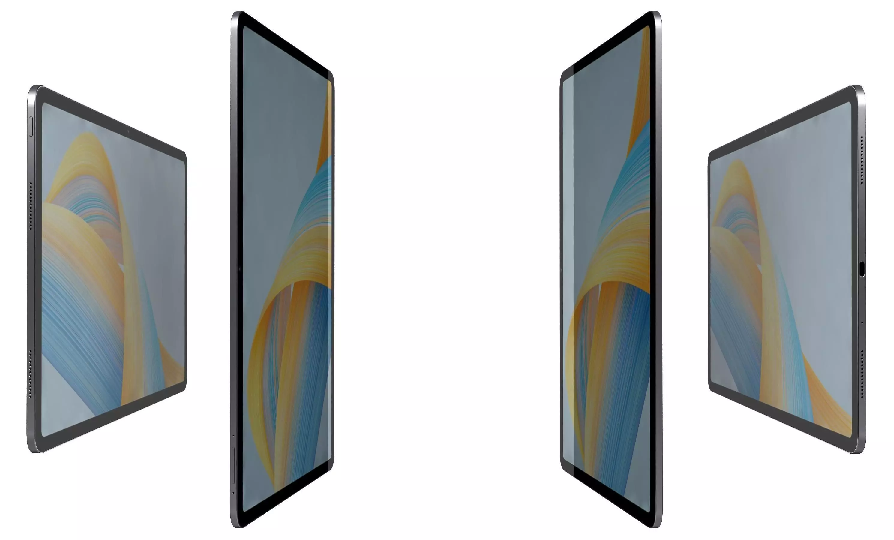 Honor Pad V8 Black High Poly 3D model_2