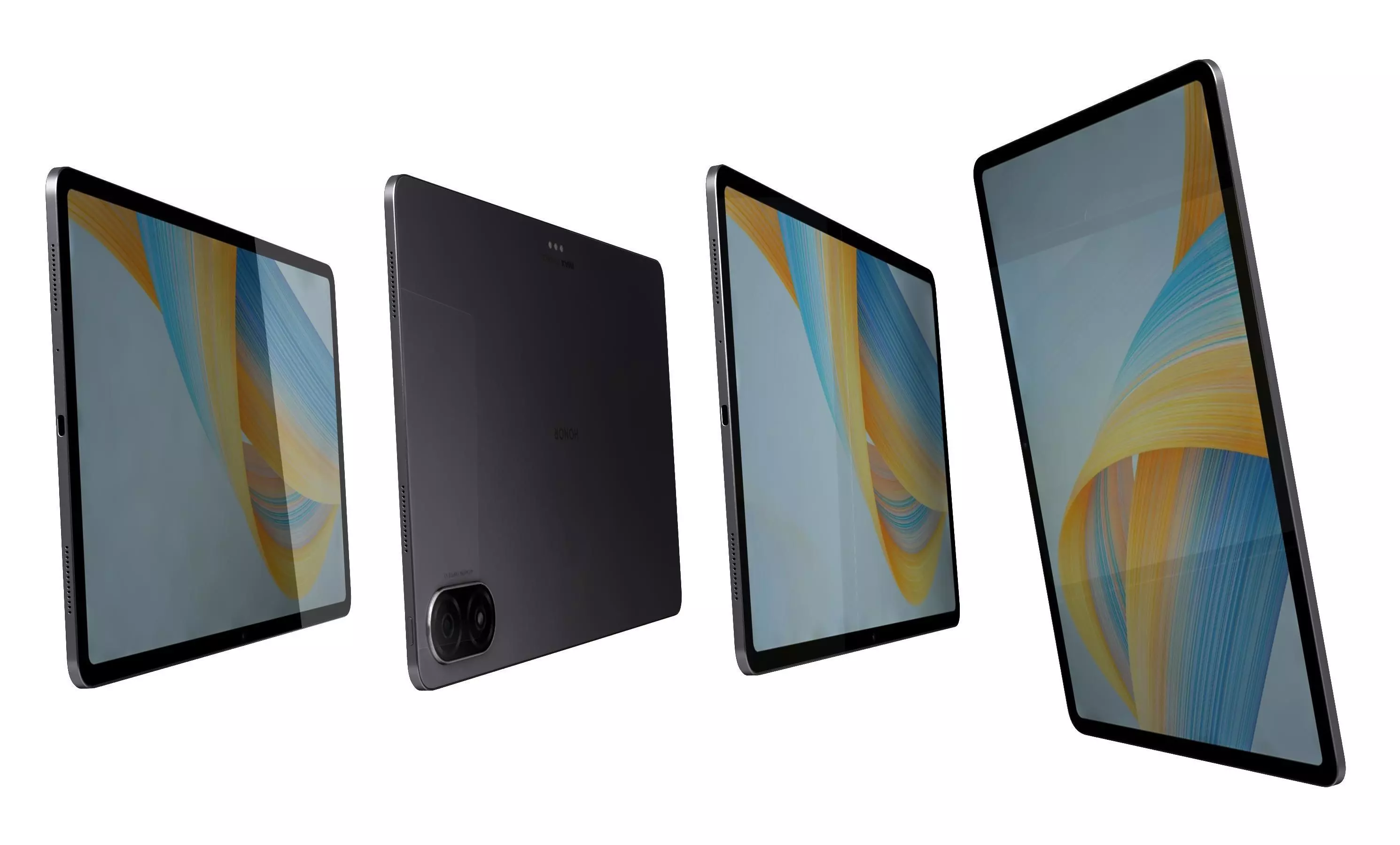 Honor Pad V8 Black High Poly 3D model_3