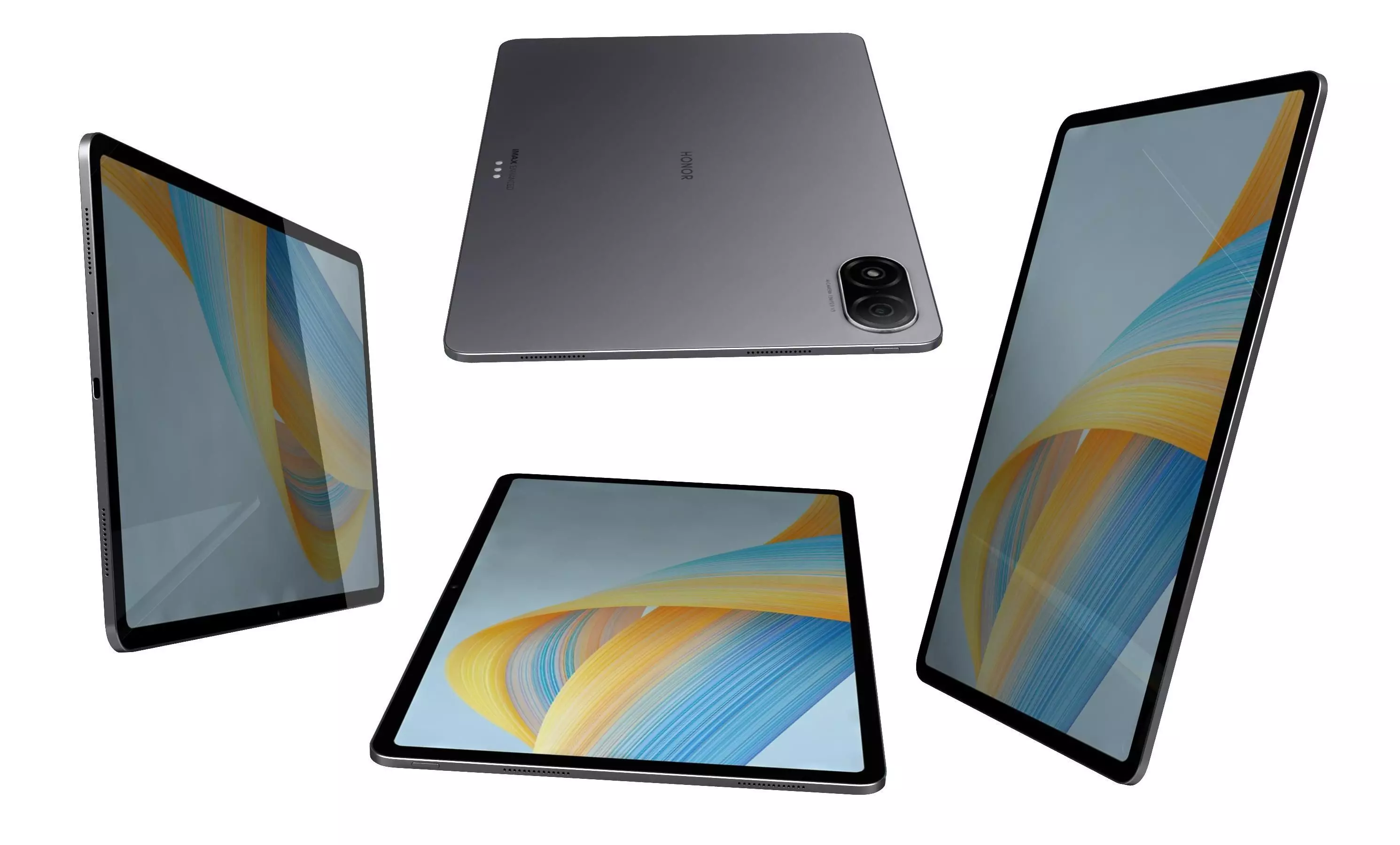 Honor Pad V8 Black High Poly 3D model_4