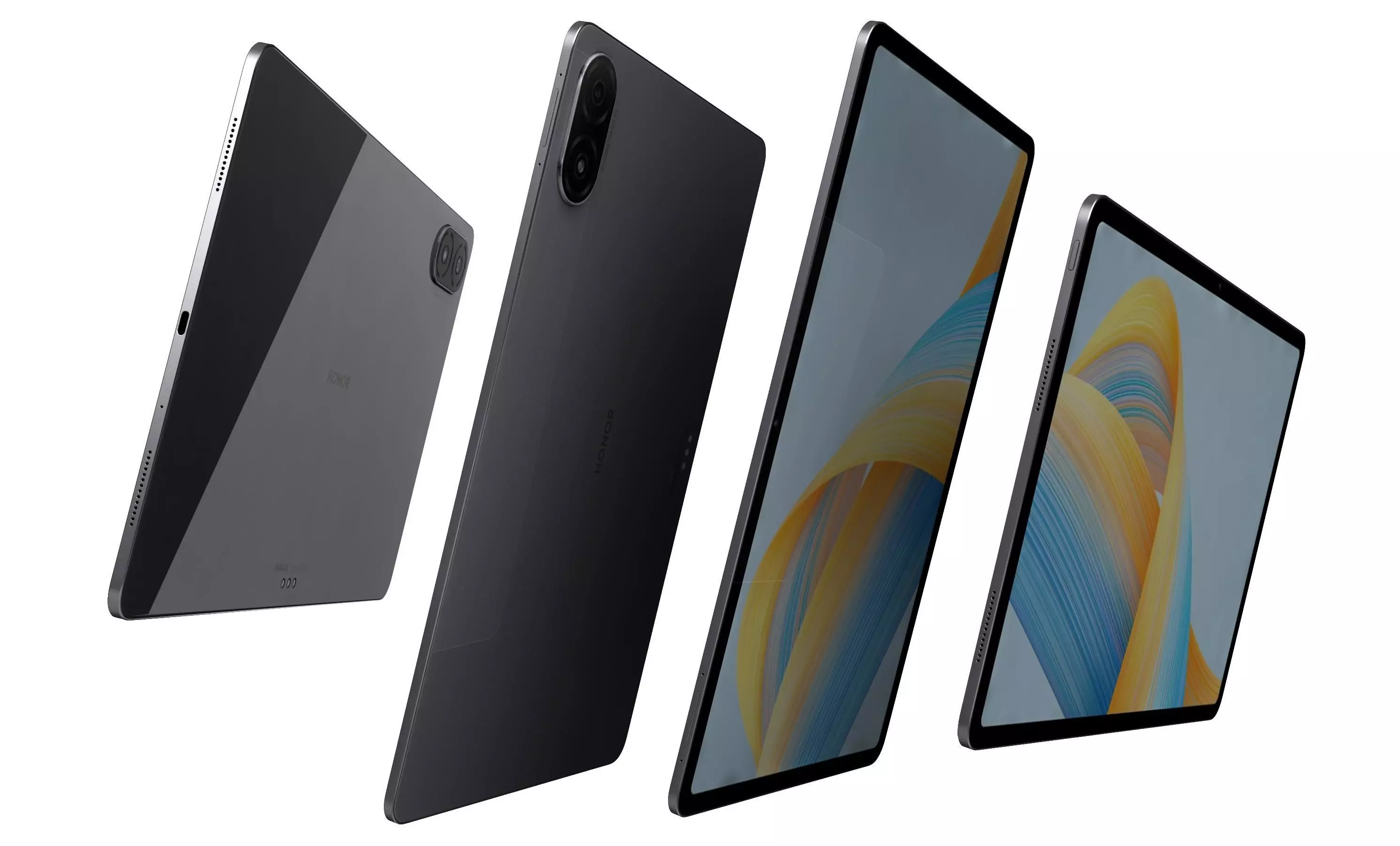 Honor Pad V8 Black High Poly 3D model_5