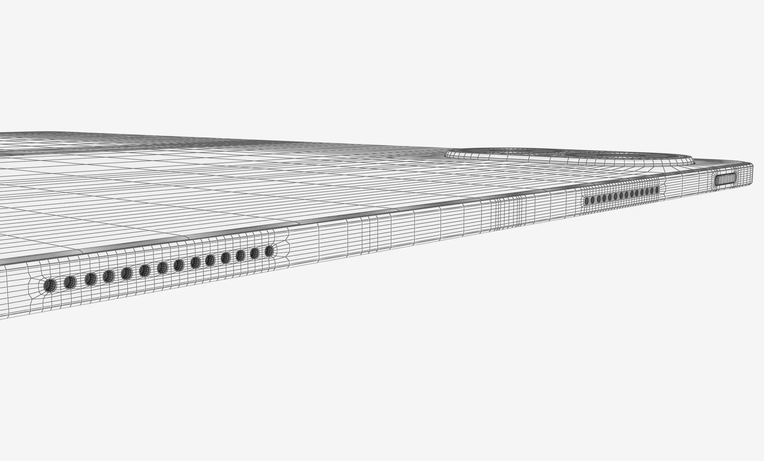 Honor Pad V8 Blue High Poly 3D model_19