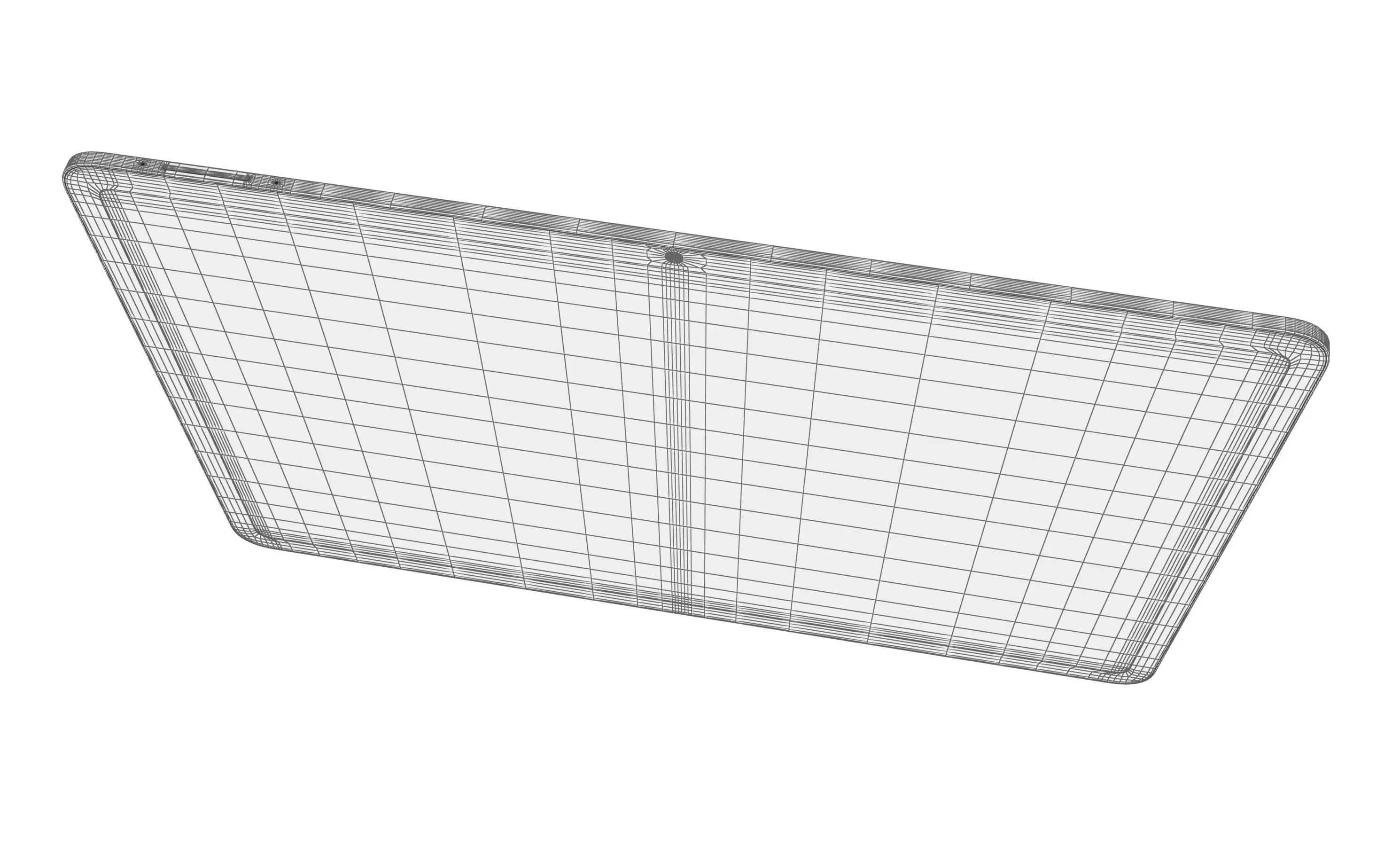 Honor Pad V8 Blue High Poly 3D model_13