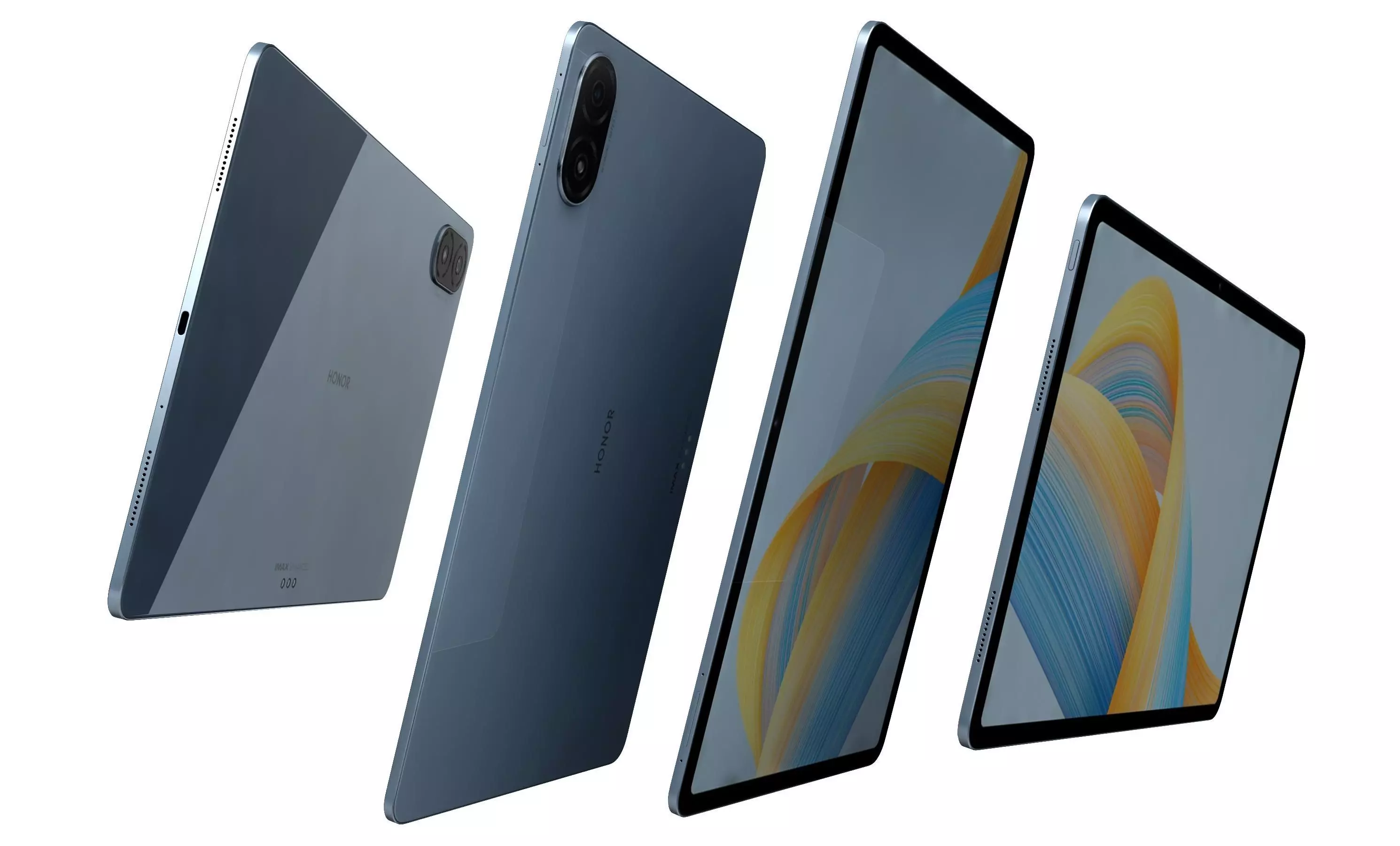 Honor Pad V8 Blue High Poly 3D model_5