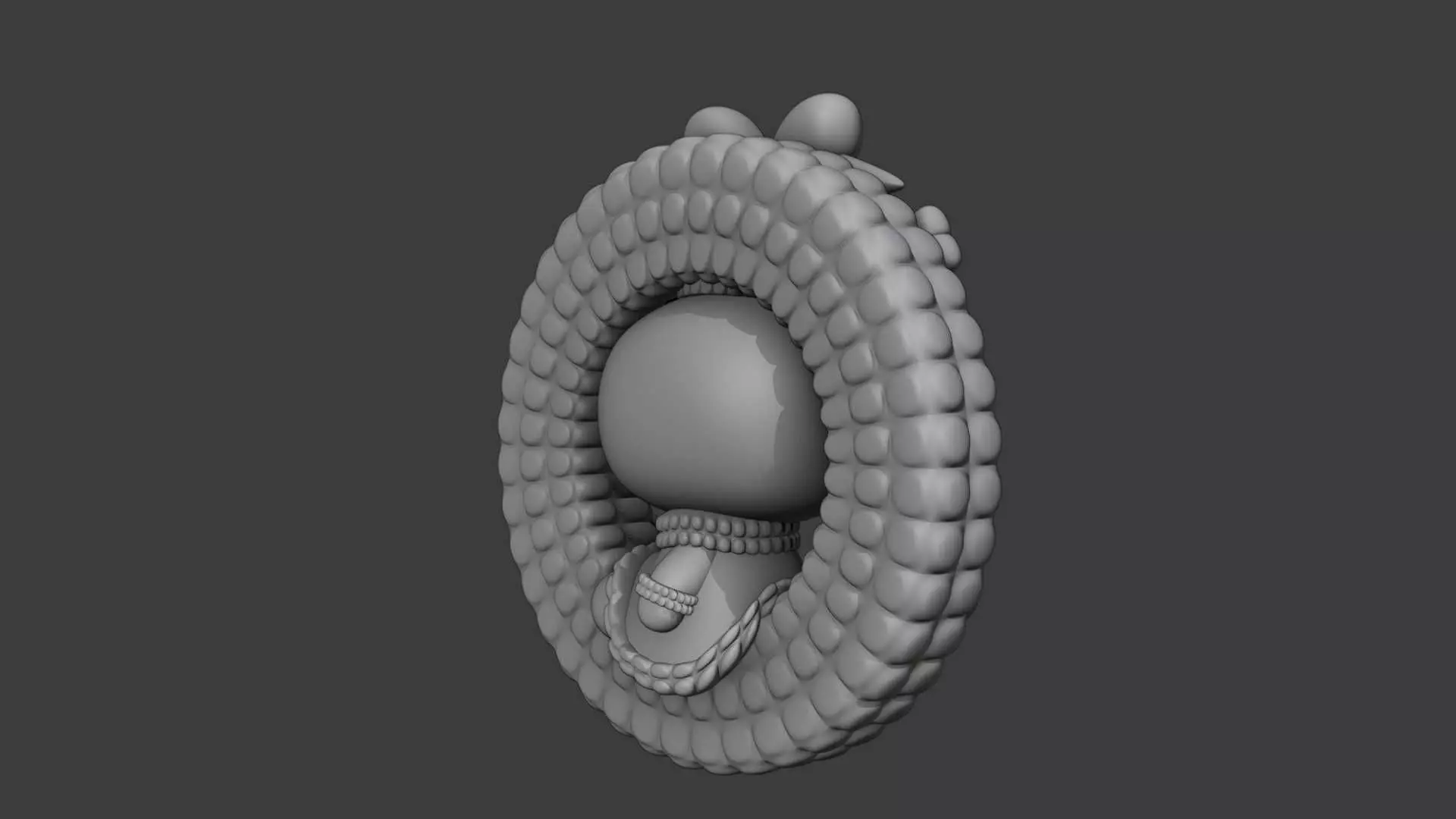 Christmas hello kitty sanrio figure 3D print model_4