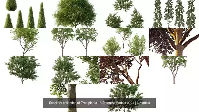 Excellent collection of Tree plants 18 Different Models 0024