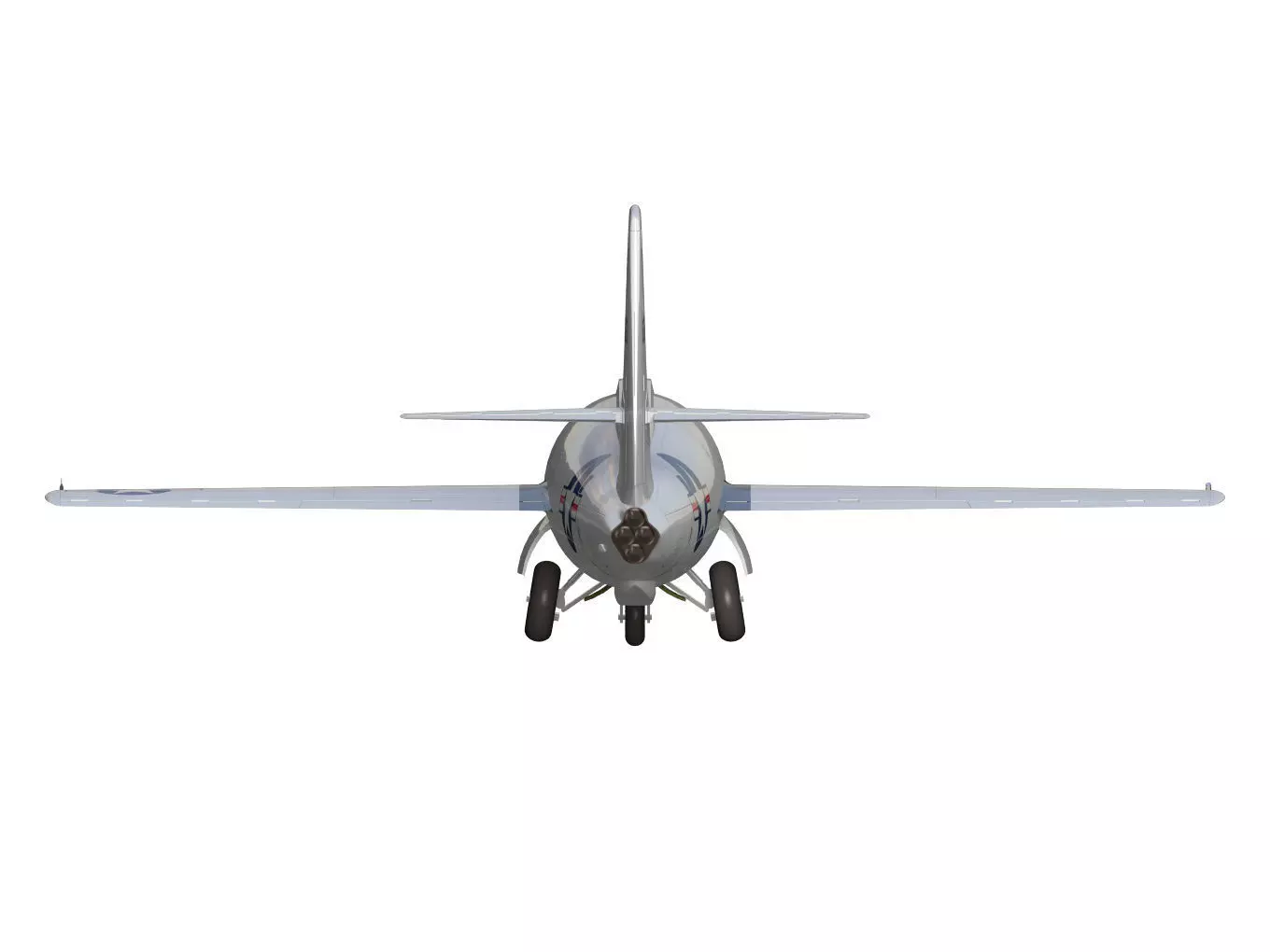 bell X-1 3D model_11