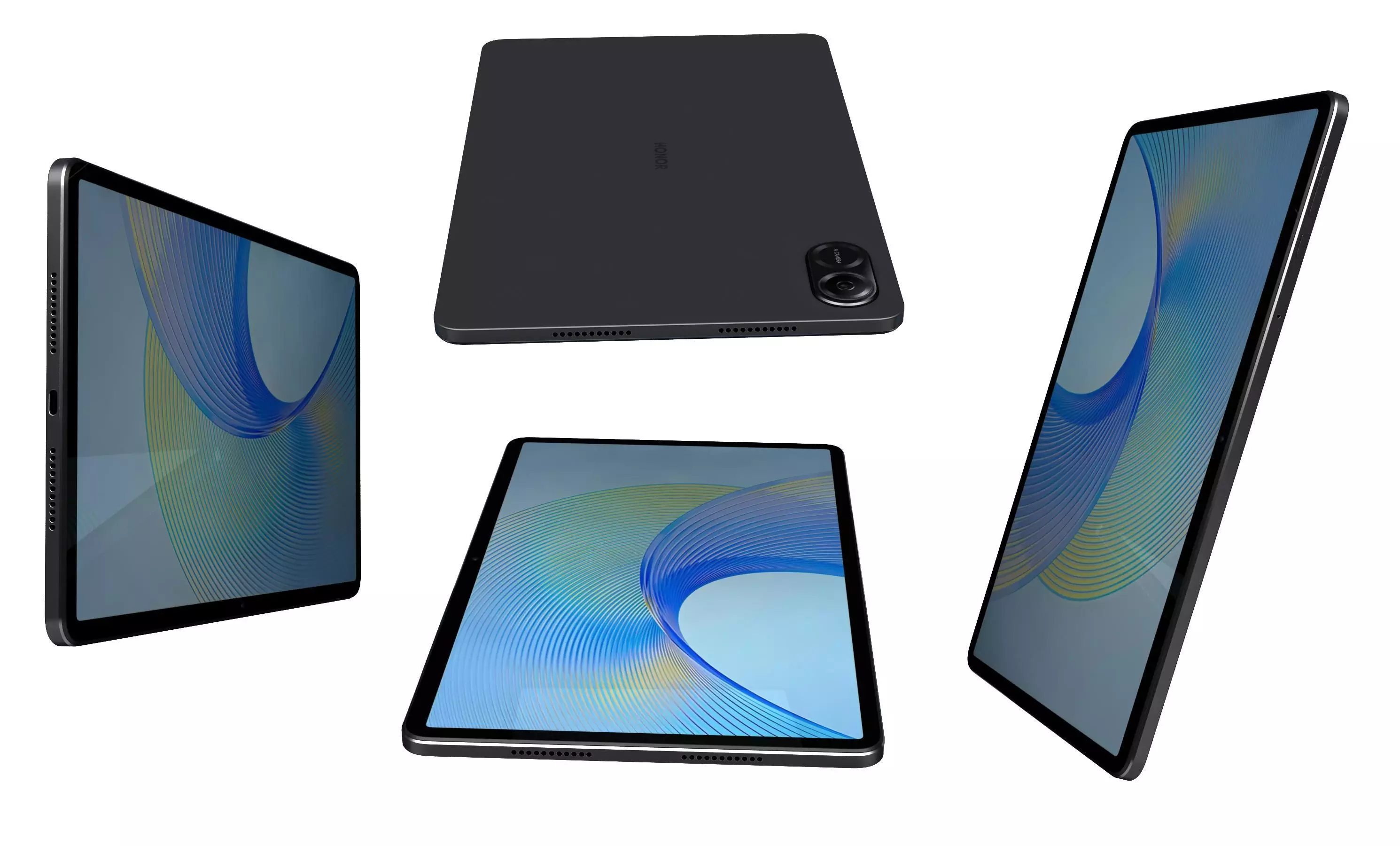 Honor Pad X8 Pro Black High Poly 3D model_5