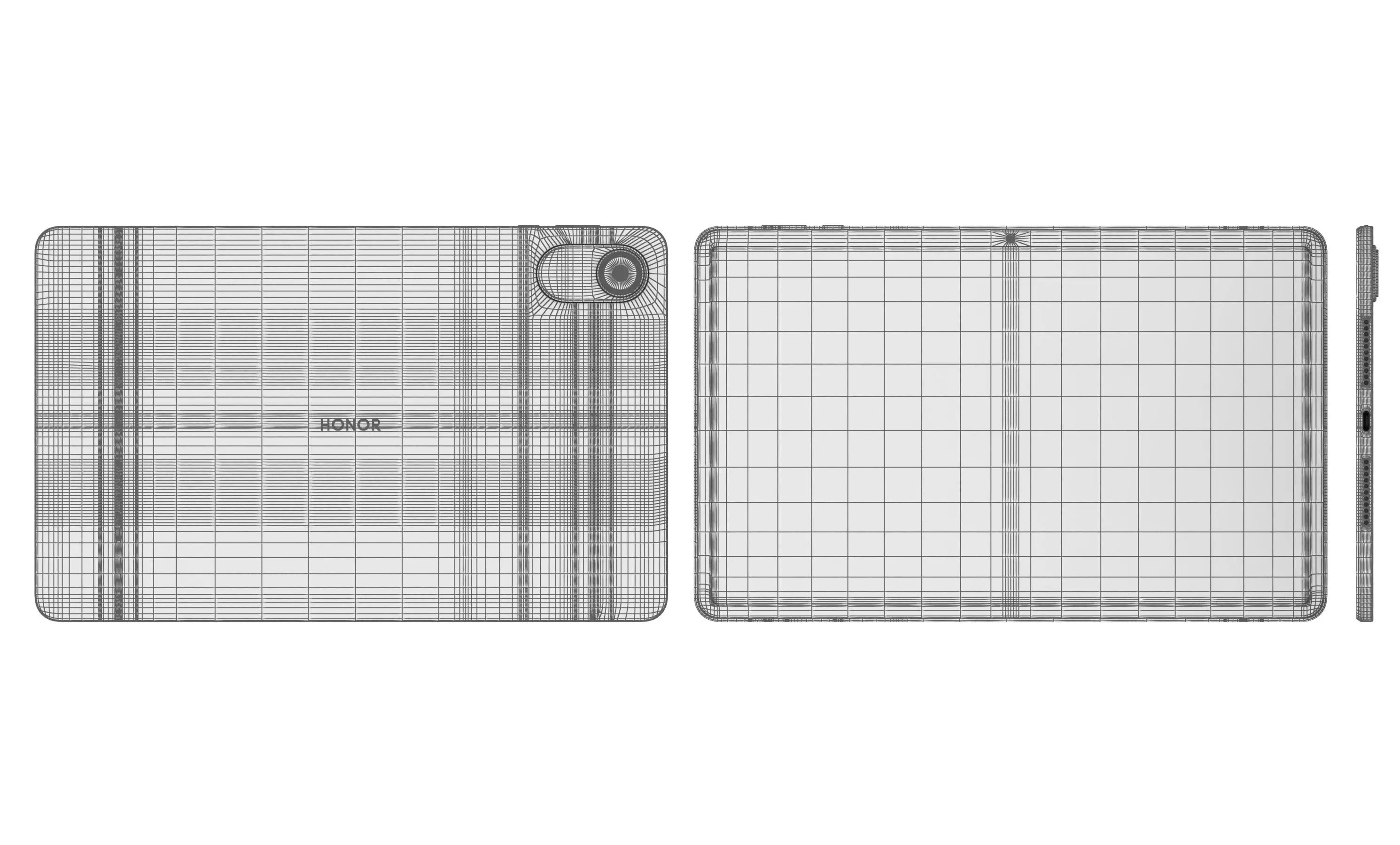 Honor Pad X8 Pro Black High Poly 3D model_11