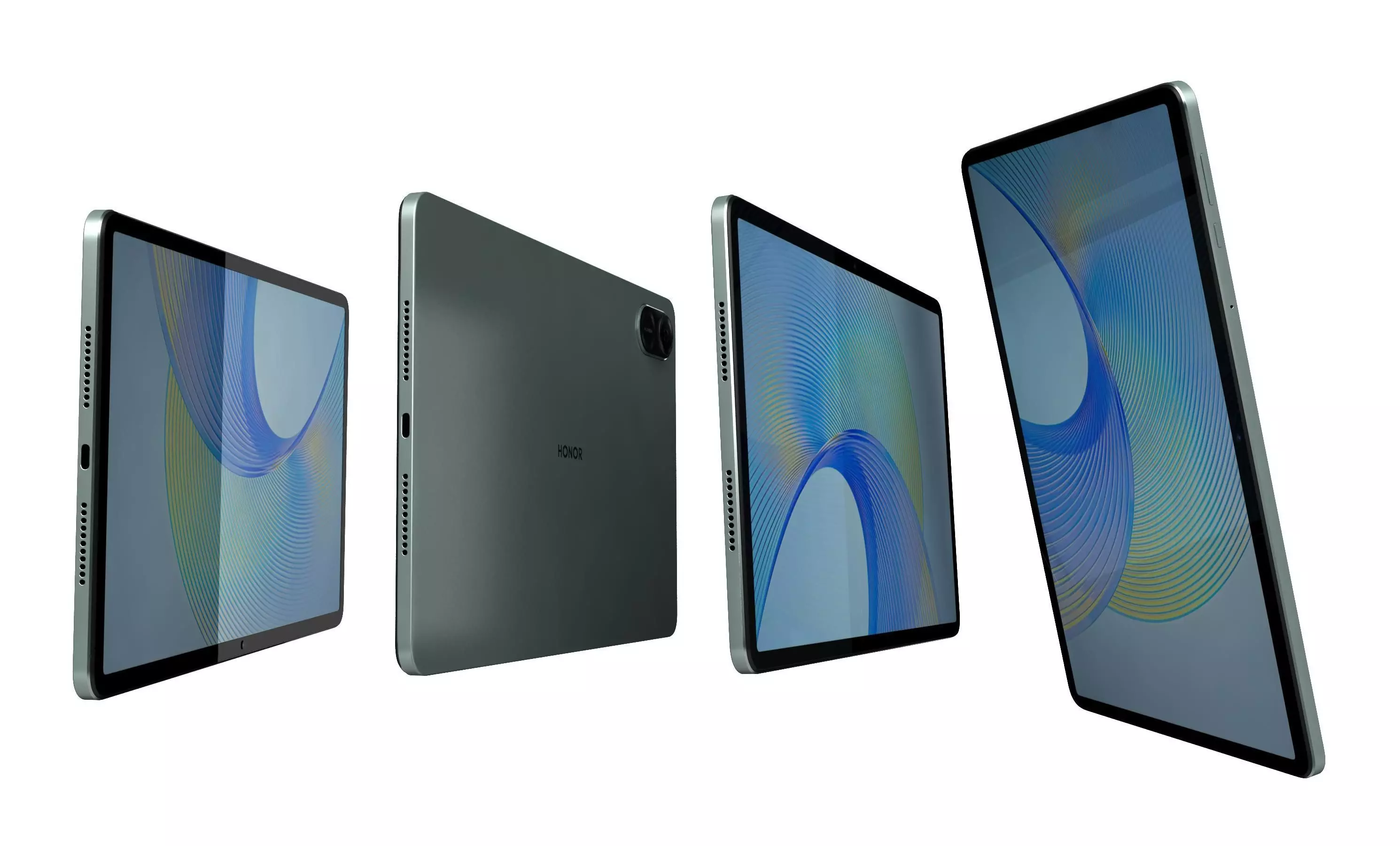 Honor Pad X8 Pro Green High Poly 3D model_7