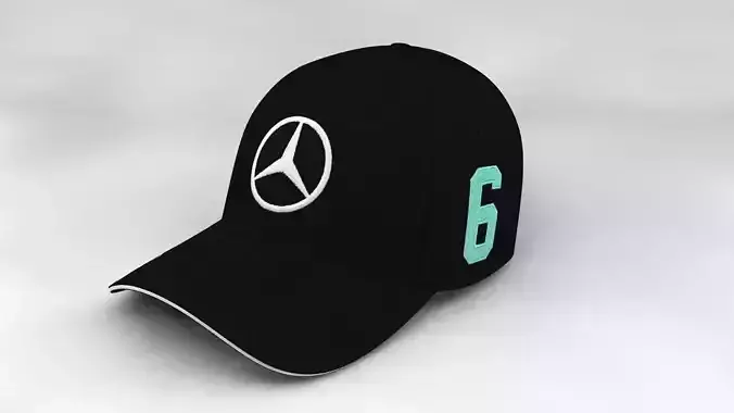 nico rosberg germany grand prix cap Low-poly 3D model