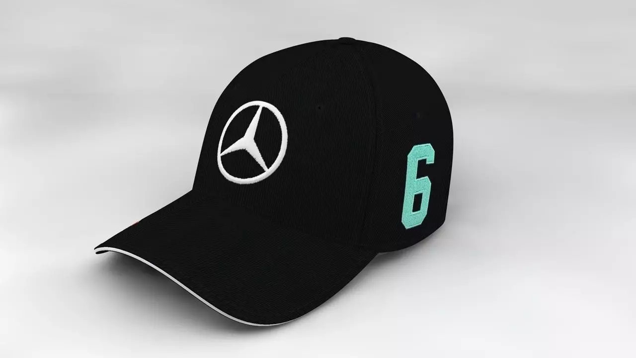 nico rosberg germany grand prix cap Low-poly 3D model