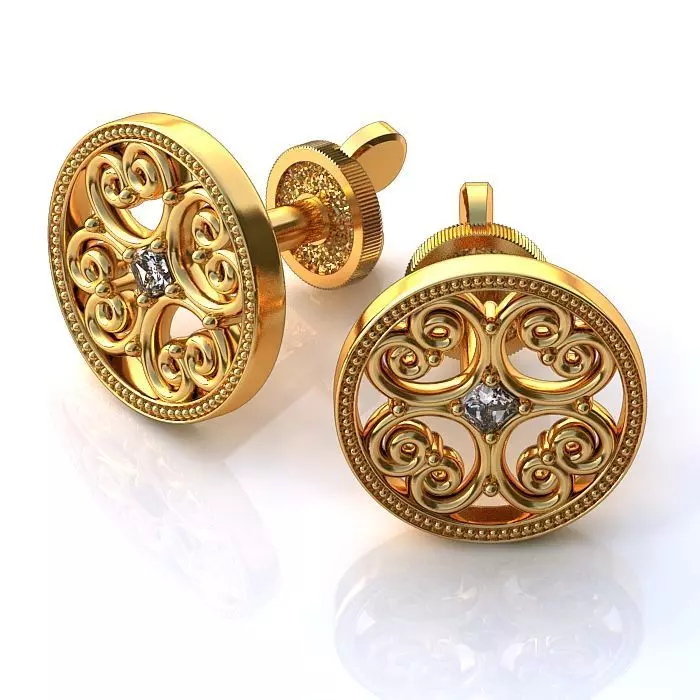 cufflinks pack of 2 Free 3D print model