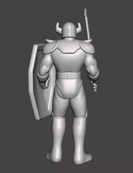 LT BITTER KNIGHT MINIATURE MODEL FANTASY GAMES RPG DND 3D print model_6