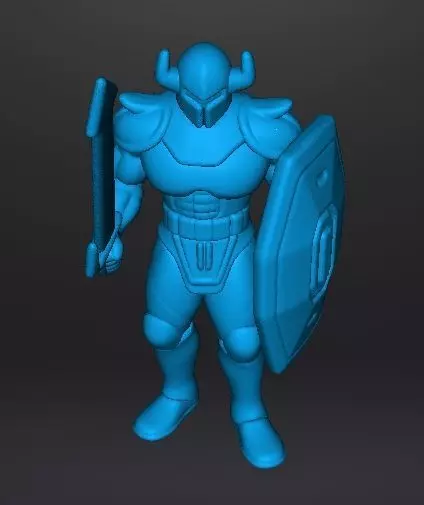 LT BITTER KNIGHT MINIATURE MODEL FANTASY GAMES RPG DND 3D print model_12