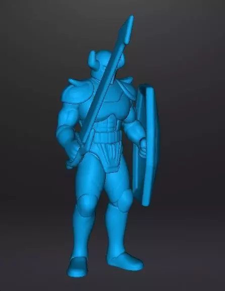 LT BITTER KNIGHT MINIATURE MODEL FANTASY GAMES RPG DND 3D print model_11