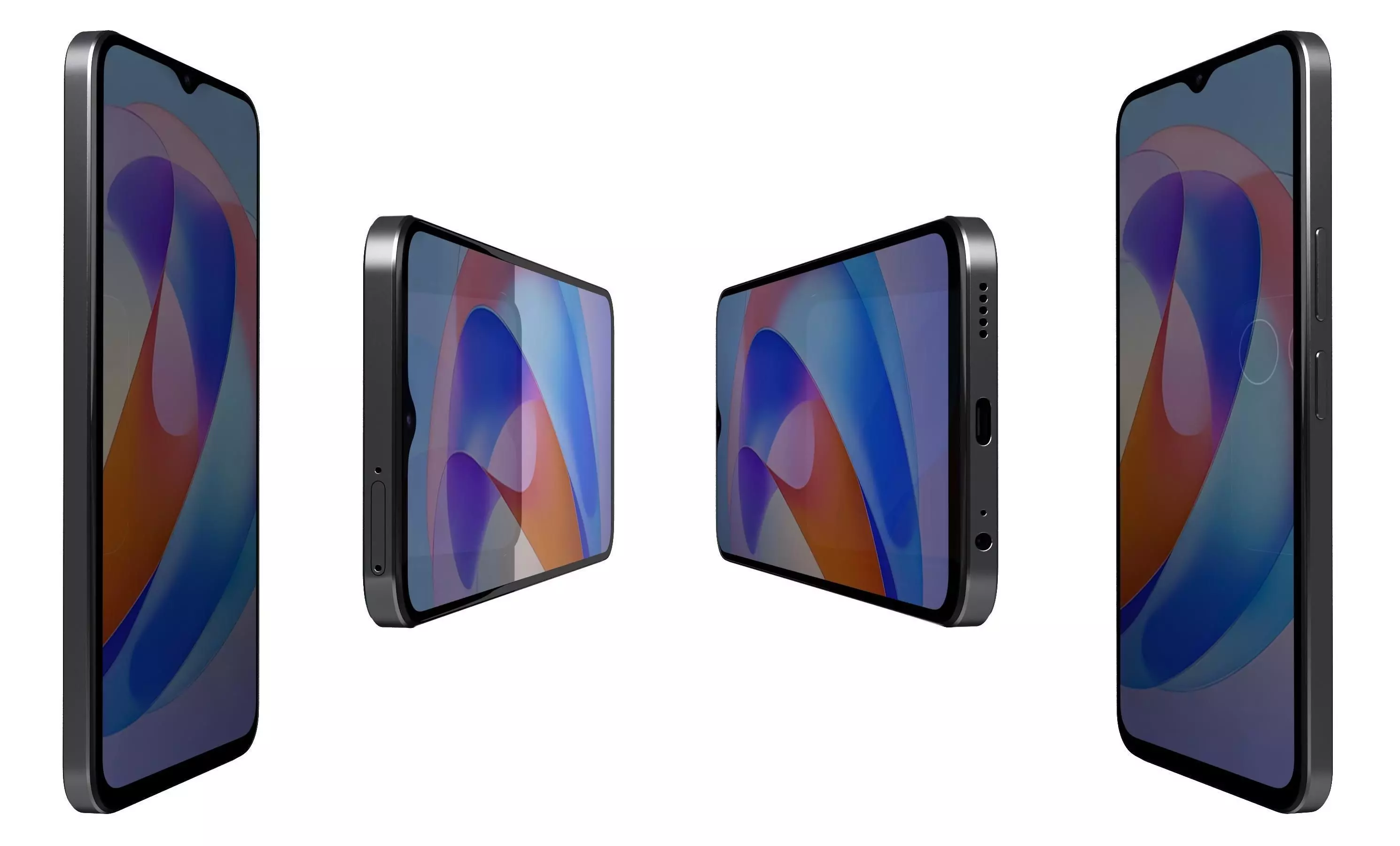 Honor Play 40 All Colors High Poly 3D model_2