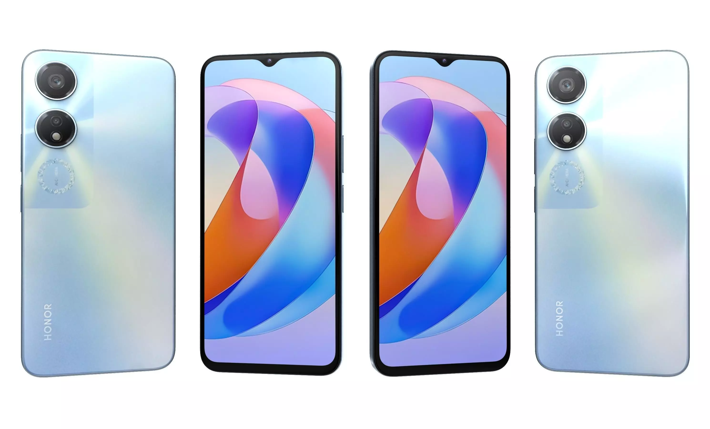 Honor Play 40 All Colors High Poly 3D model_3