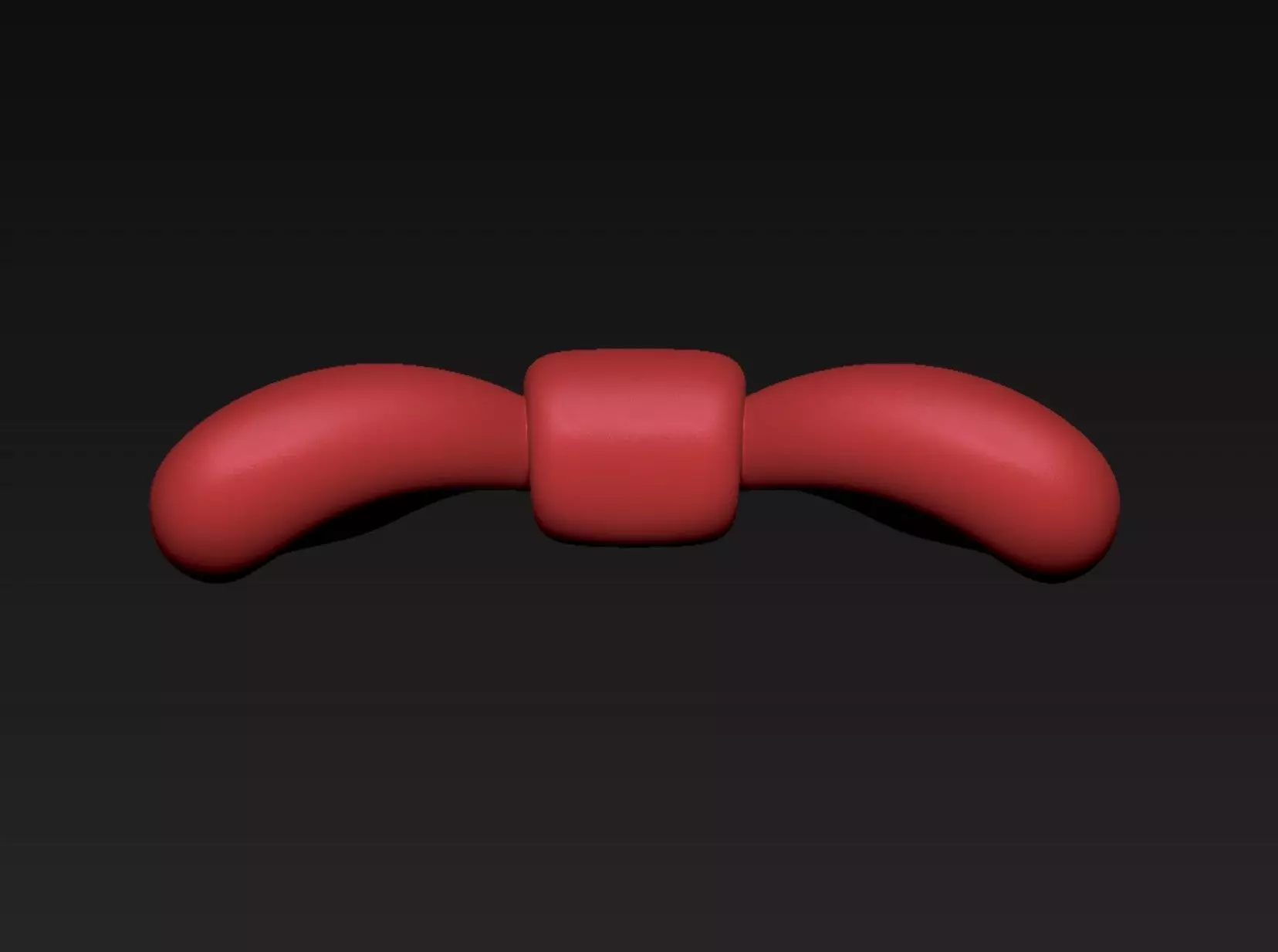 Red Bow 3D print model_6