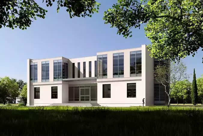 modern realistic building