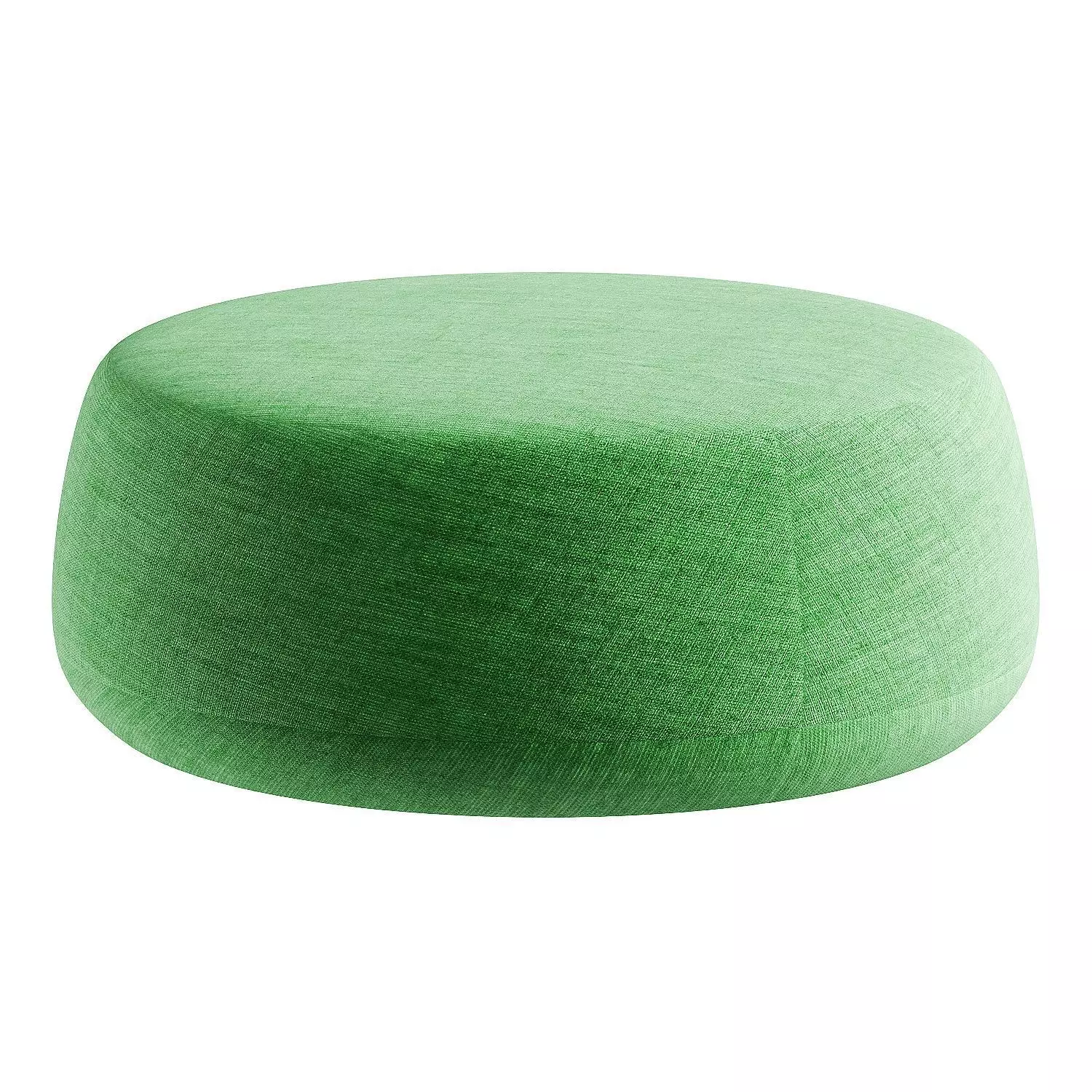 pouf white 2 3D model_2