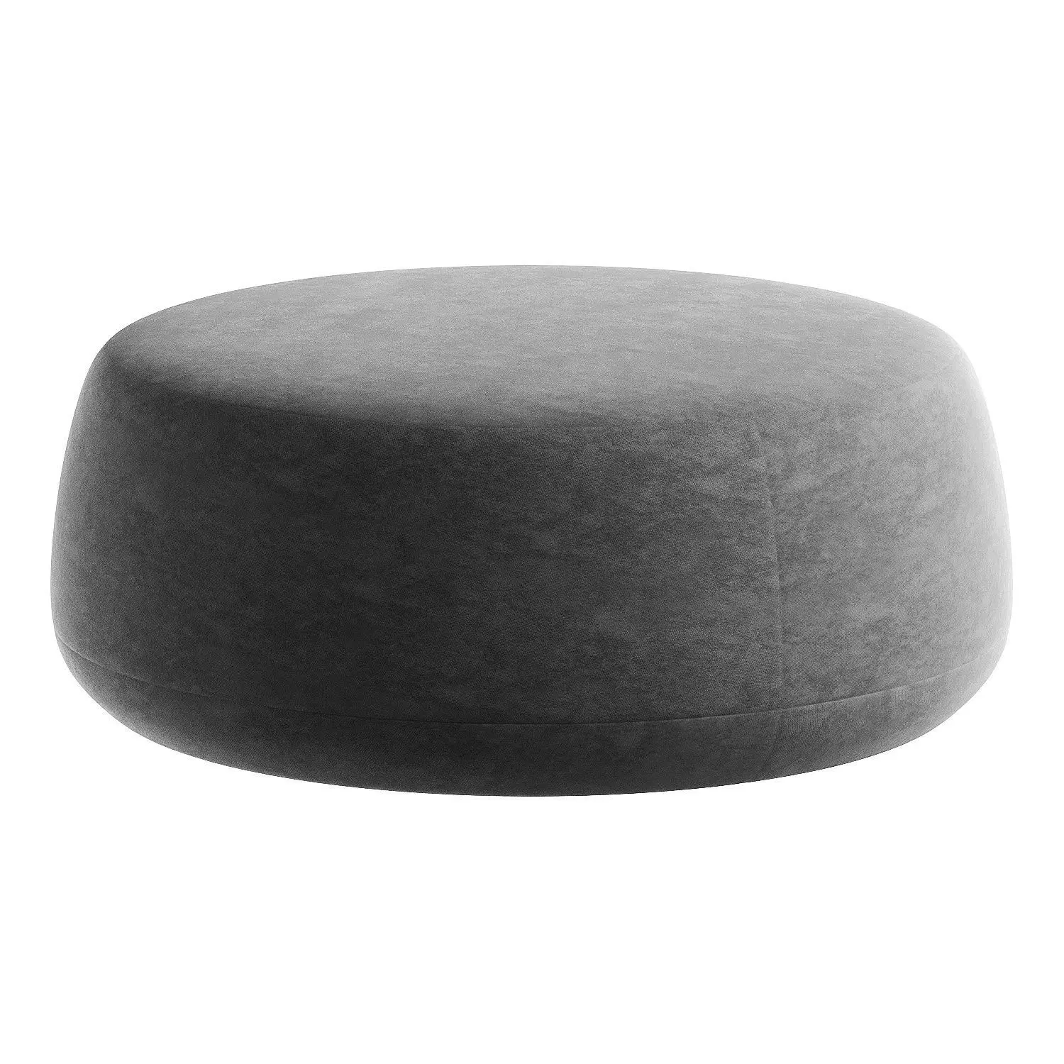 pouf white 2 3D model_5