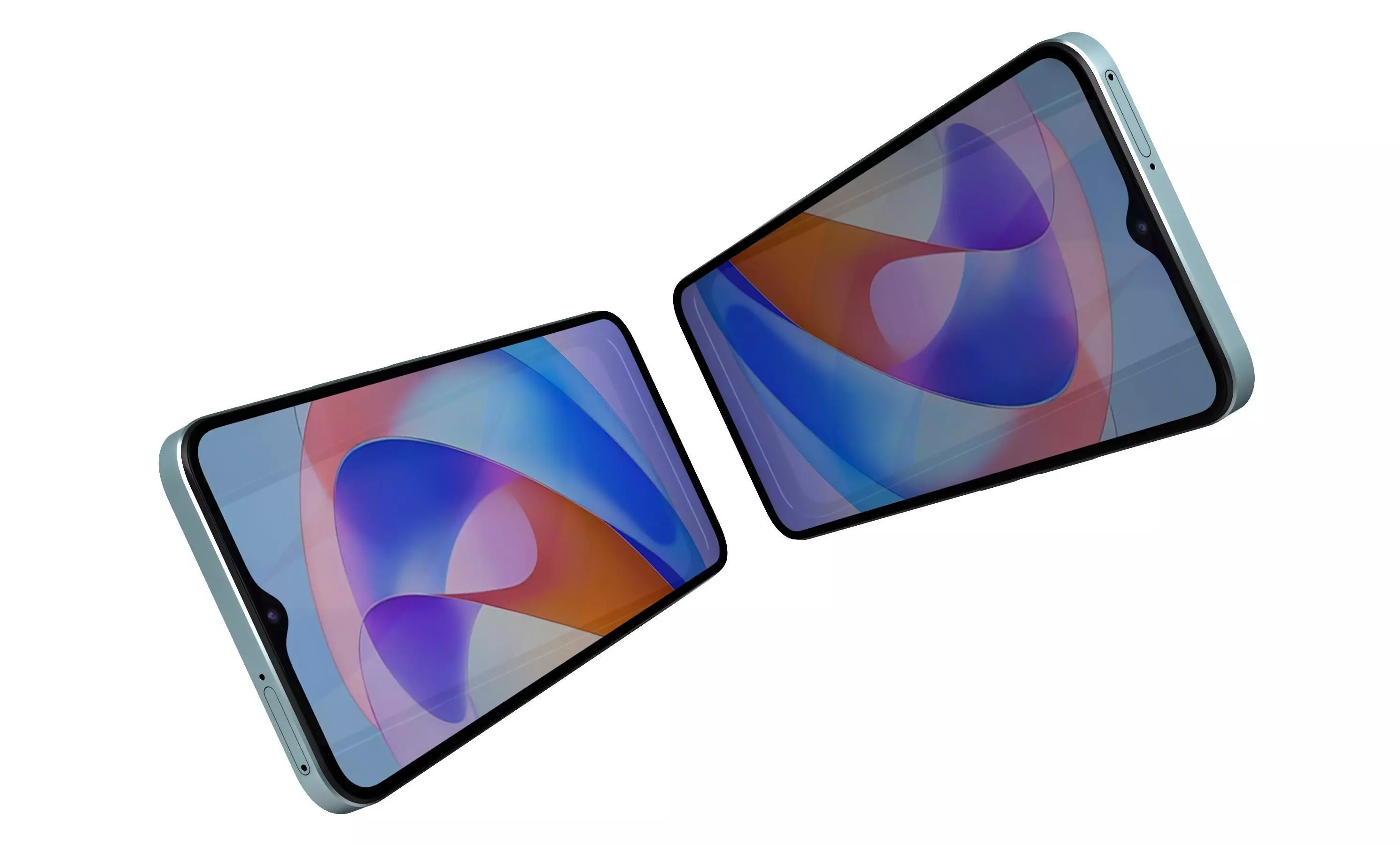 Honor Play 40 Green High Poly 3D model_4