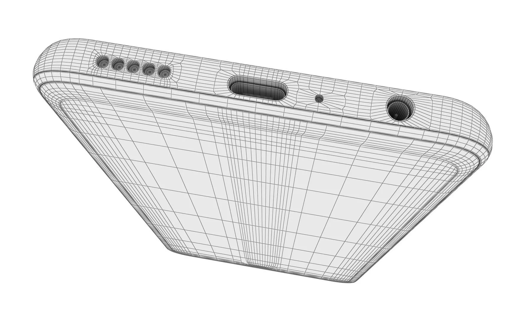 Honor Play 40 Plus Black High Poly 3D model_8