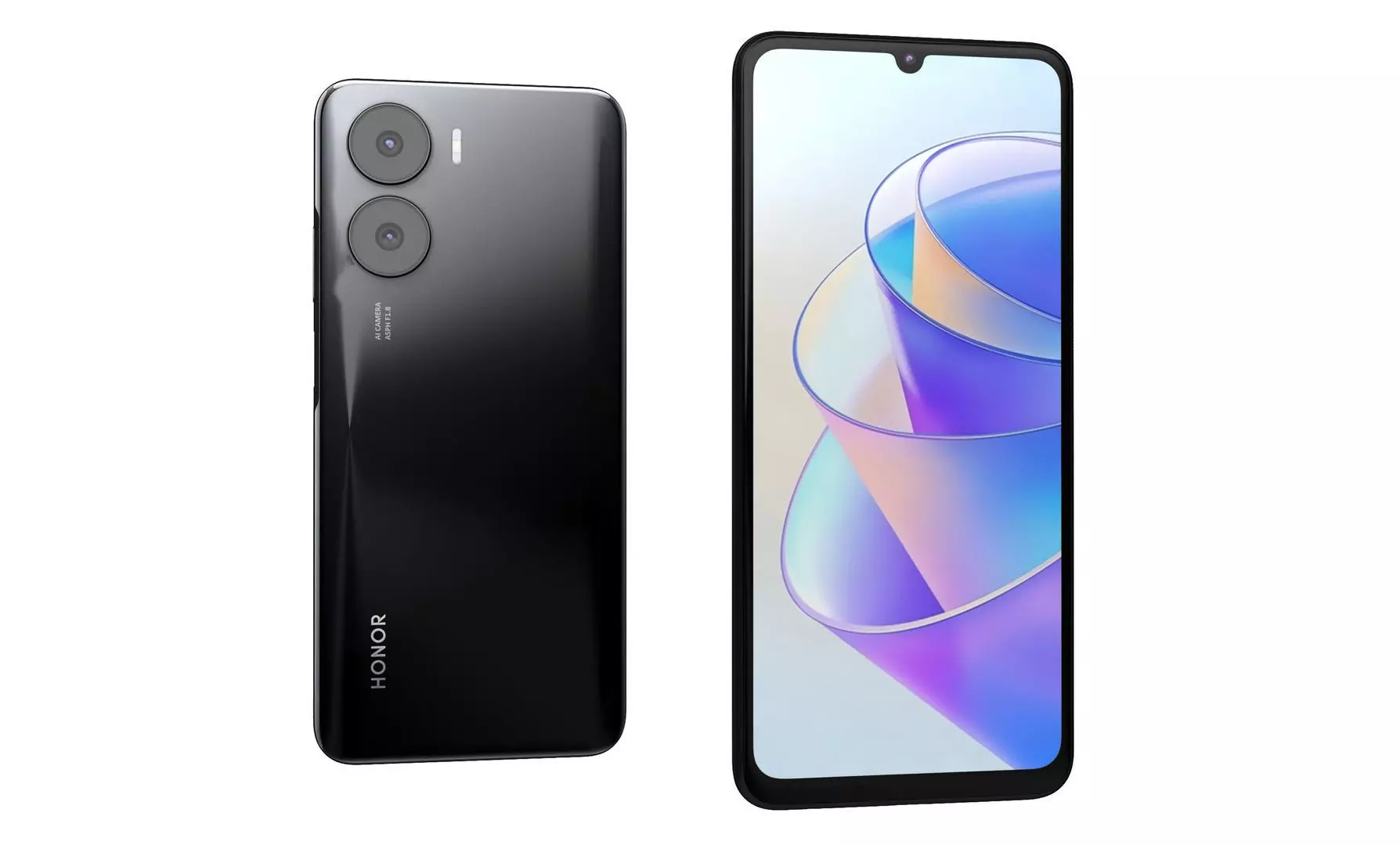 Honor Play 40 Plus Black High Poly 3D model_20